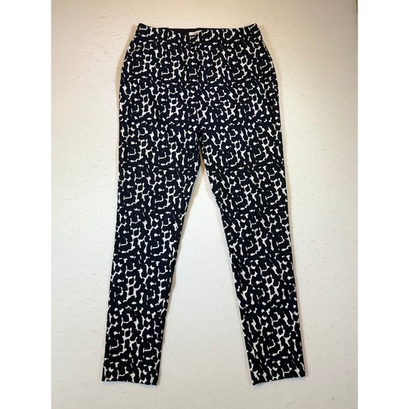 Calvin Klein Pants - Calvin Klein Women's Black White Leopard Print Skinny Pants Size 6